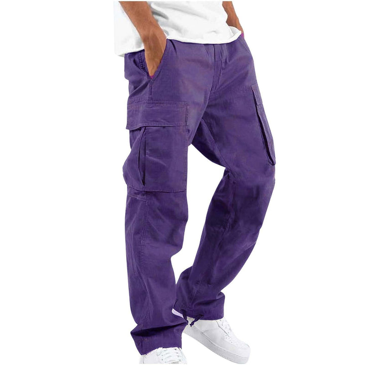 W&W Mode | Bequeme Herren Arbeitsbekleidungs Hose Mit Verstellbarem Bund Und Vielen Taschen