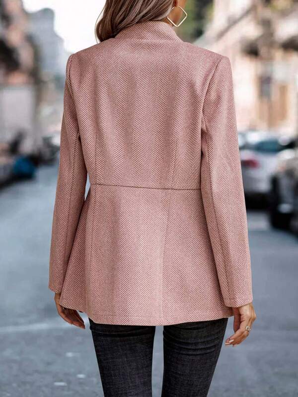 W&W Mode | Eleganter rosa Damenblazer für einen raffinierten Look