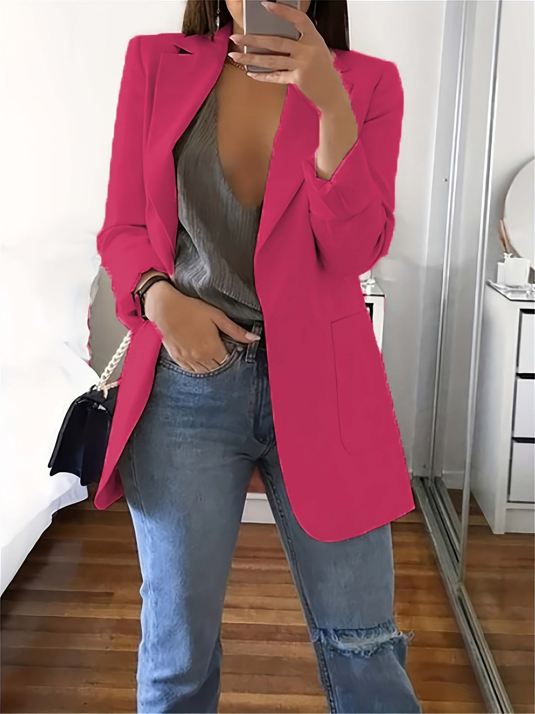 W&W Mode | Lässiger Blazer in Übergröße