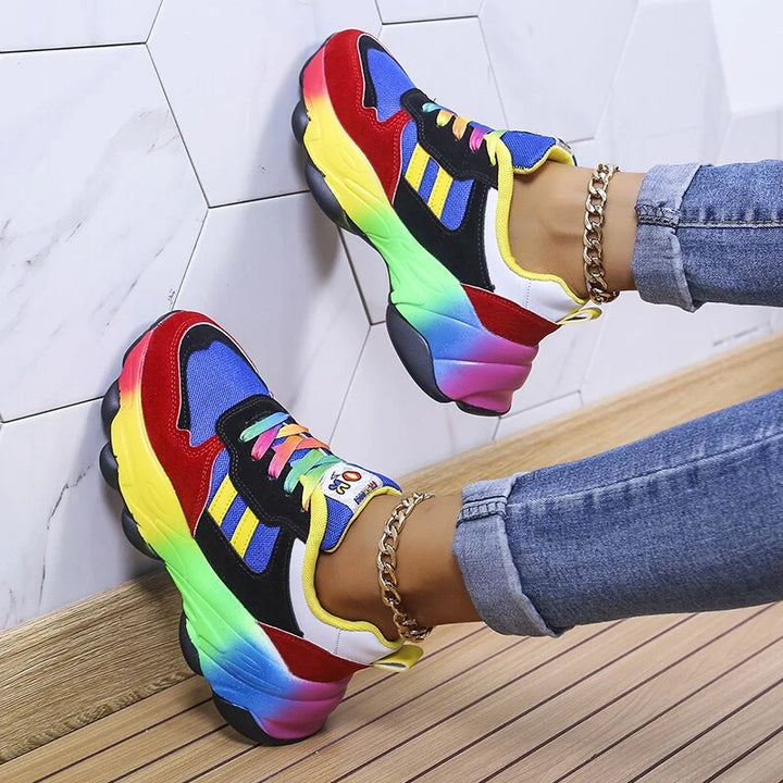 W&W Mode - Bunte orthopädische Turnschuhe mit Stil