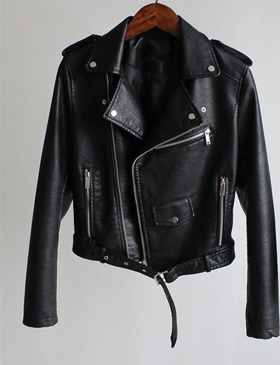 W&W Mode | Gekürzte Lederjacke für Sie : Stylish 2024