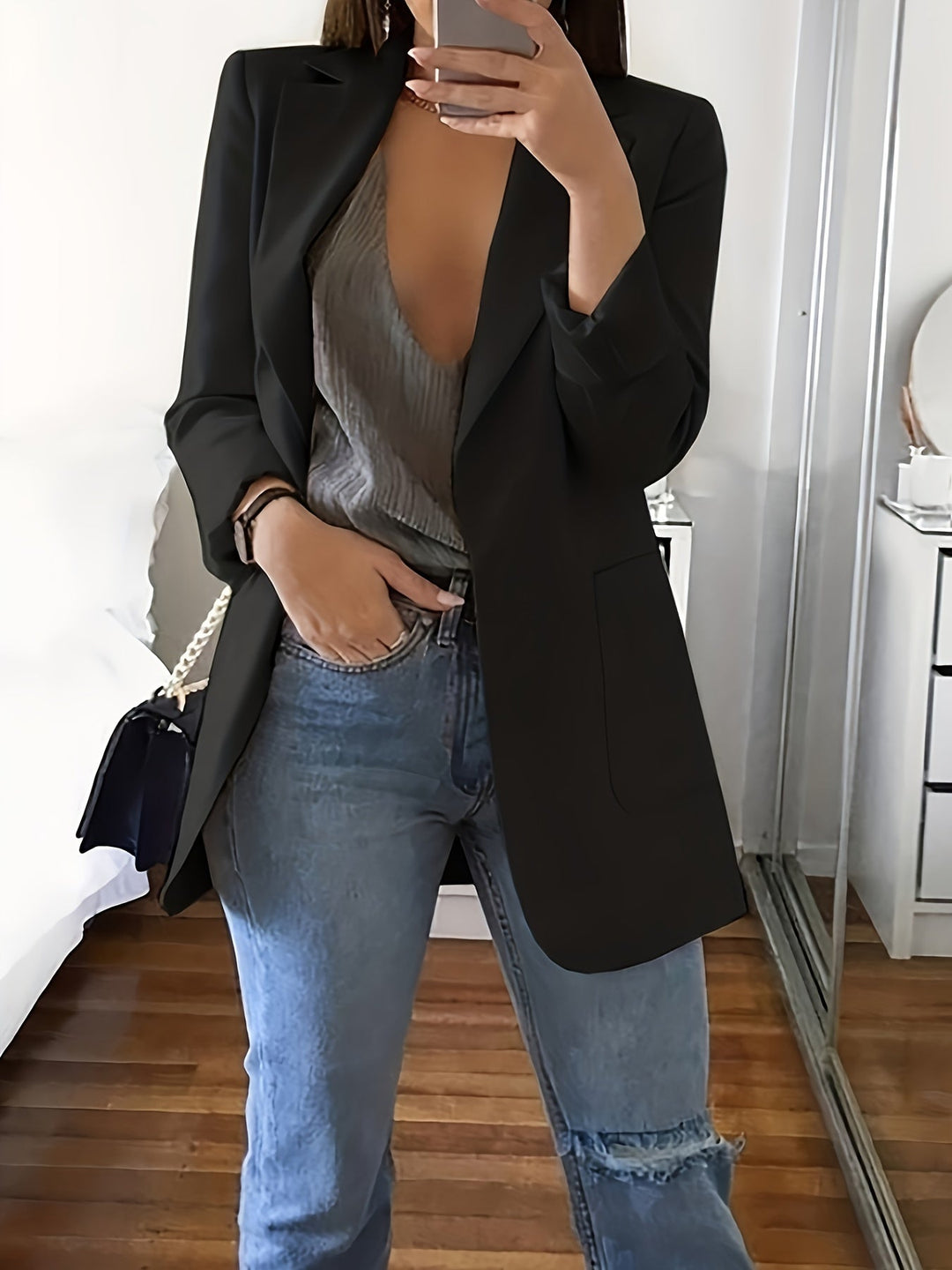 W&W Mode | Lässiger Blazer in Übergröße