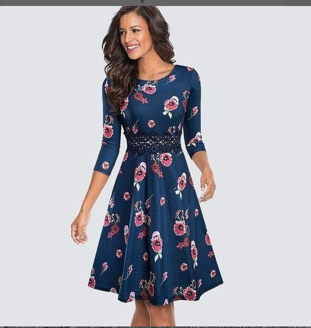 W&W Mode Spitzen-Röhrenkleid für Damen