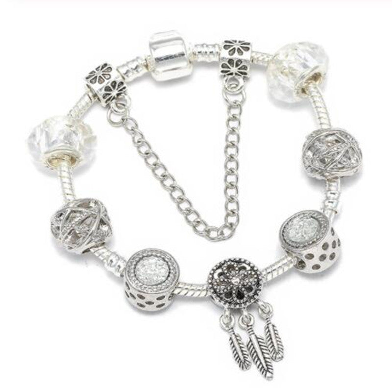 W&W Mode | Pfirsichblüten Charme Armband