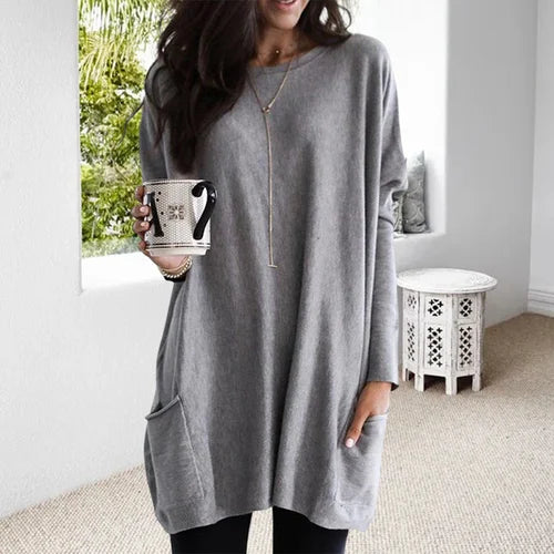 W&W Mode | Tunika mit Taschen - bequeme Damen Oversized Top