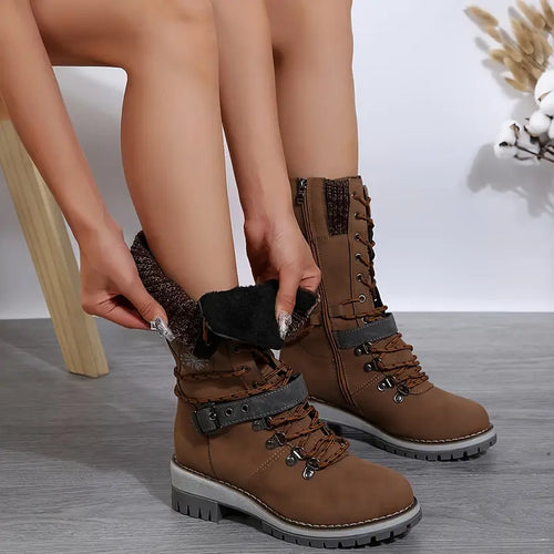 W&W Mode | Trendige Winterstiefel Mit Mittlerer Länge