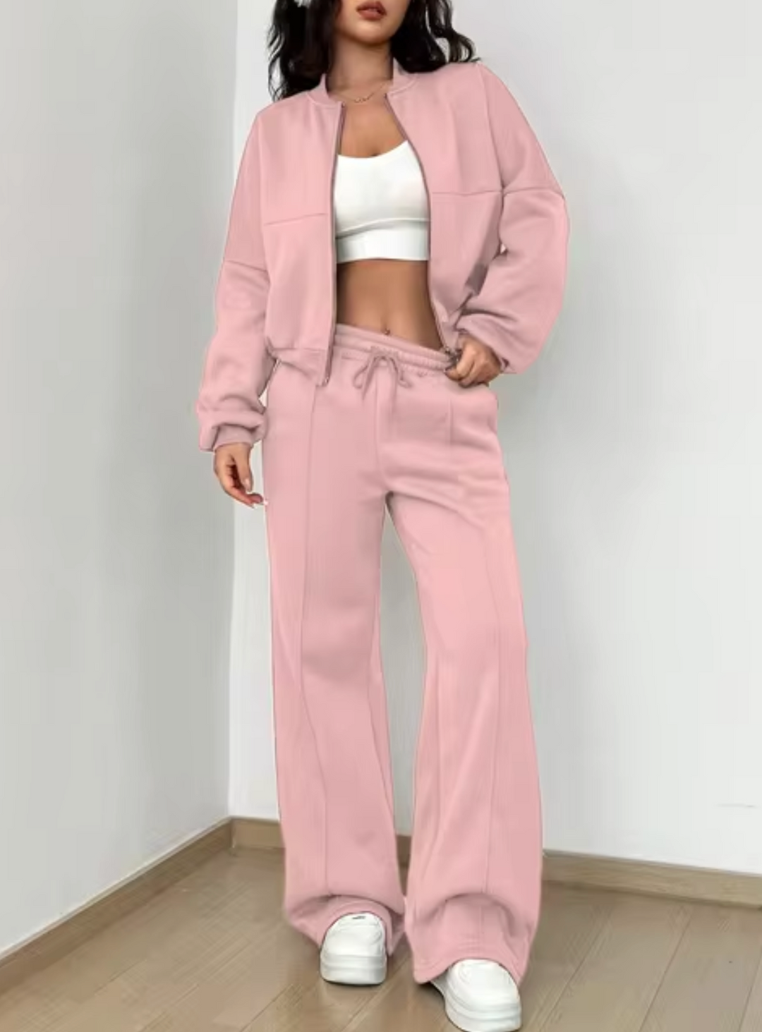 W&W Mode | Zip-Up Jacke Und Jogginghosen Set