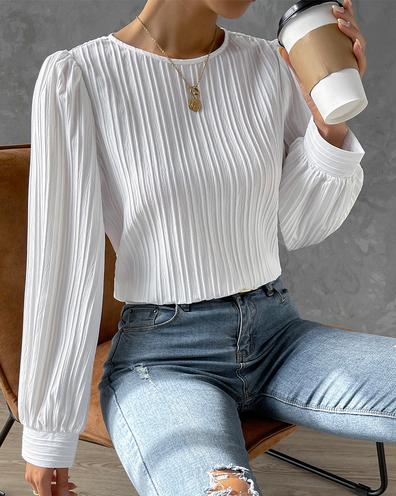 W&W Mode | mit Rundhals für Damen - Stilvoller und Bequemer Kragenloser W&W Mode