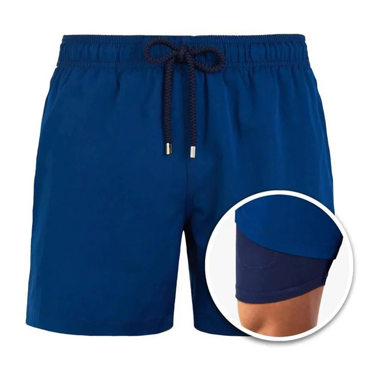 W&W Mode | Herren 2 Lagige Schwimmshort Stilvolle Badebekleidung Für Männer