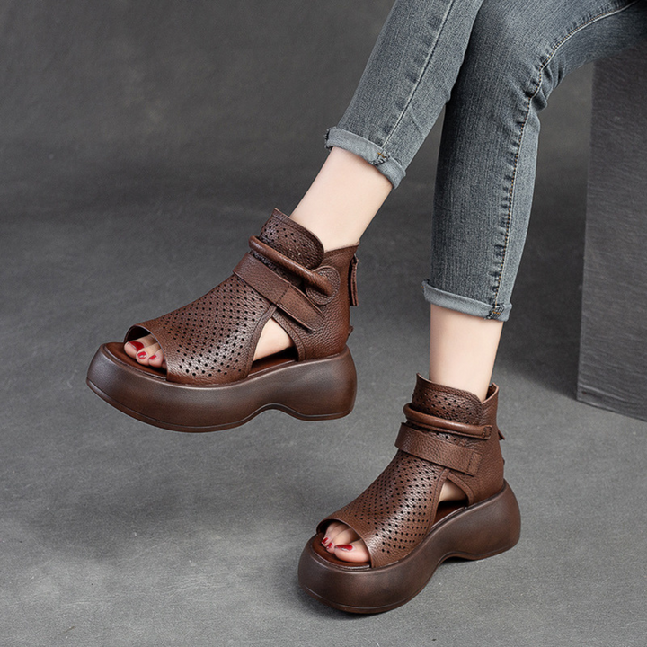 W&W Mode | Ledersandalen Für Orthopädische Bedürfnisse