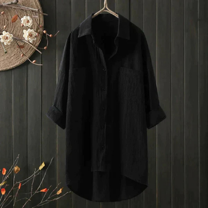 W&W Mode | Luftige Oversize Bluse Aus Baumwolle