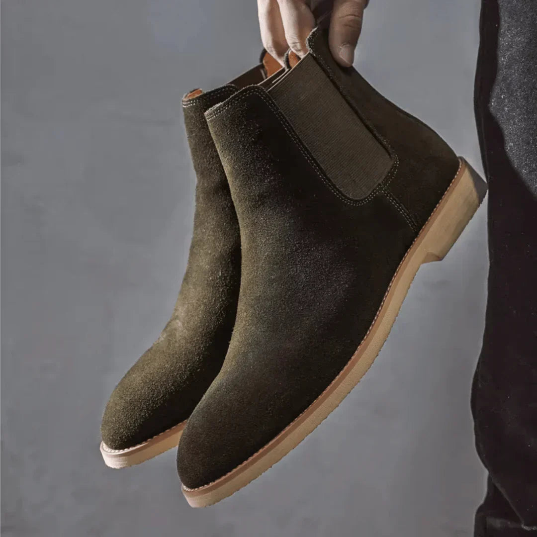 W&W Mode | Boots Aus Weichem Wildleder