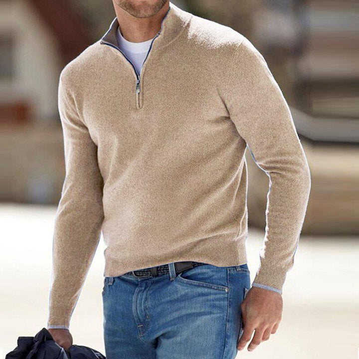 W&W Mode | Premium-Pullover mit Reißverschluss