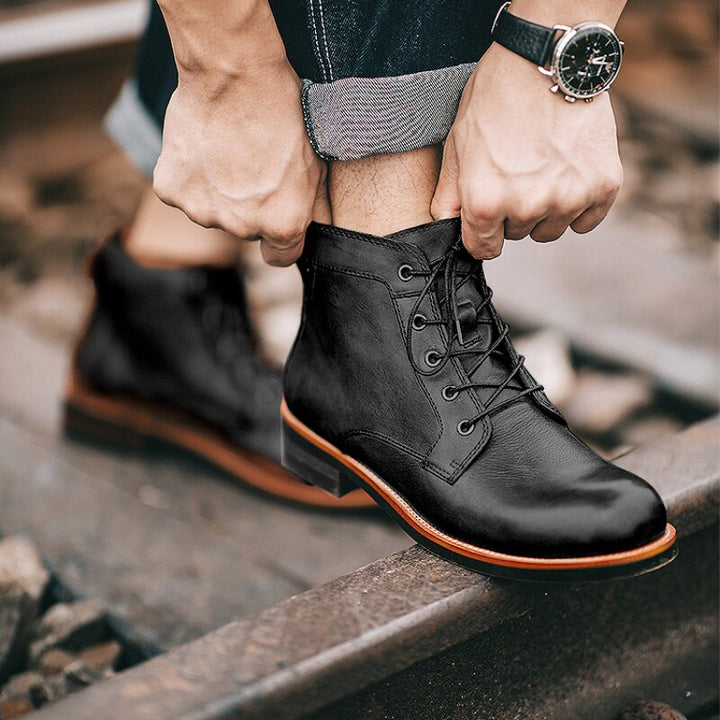 W&W Mode | Orthopädische Lederstiefel Für Männer