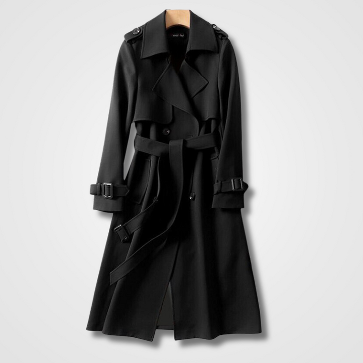 W&W Mode | Lässiger Langer Trenchcoat Mit