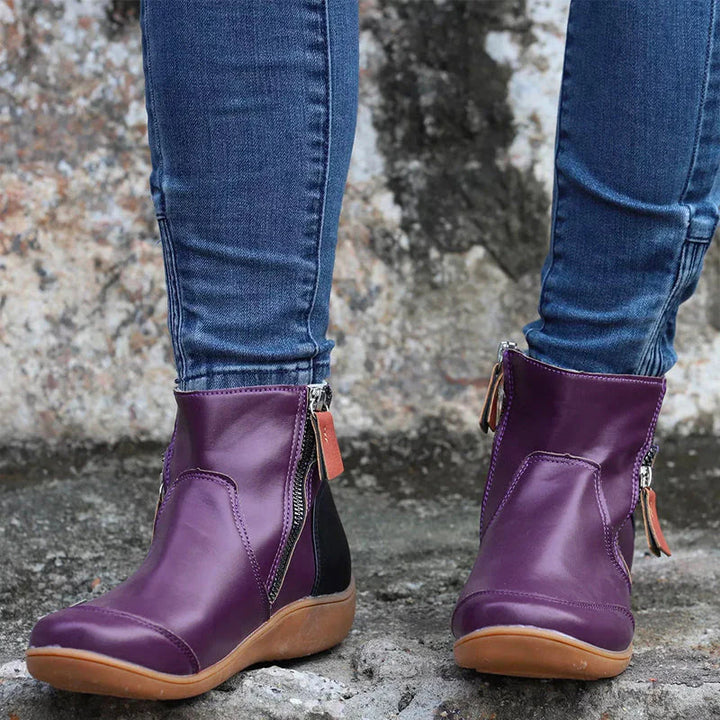 W&W Mode | Orthopädische Wasserdichte Premium-Stiefel Mit Reißverschluss