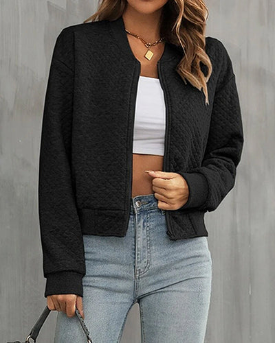 W&W Mode | Trendige Gesteppte Bomberjacke Für Damen