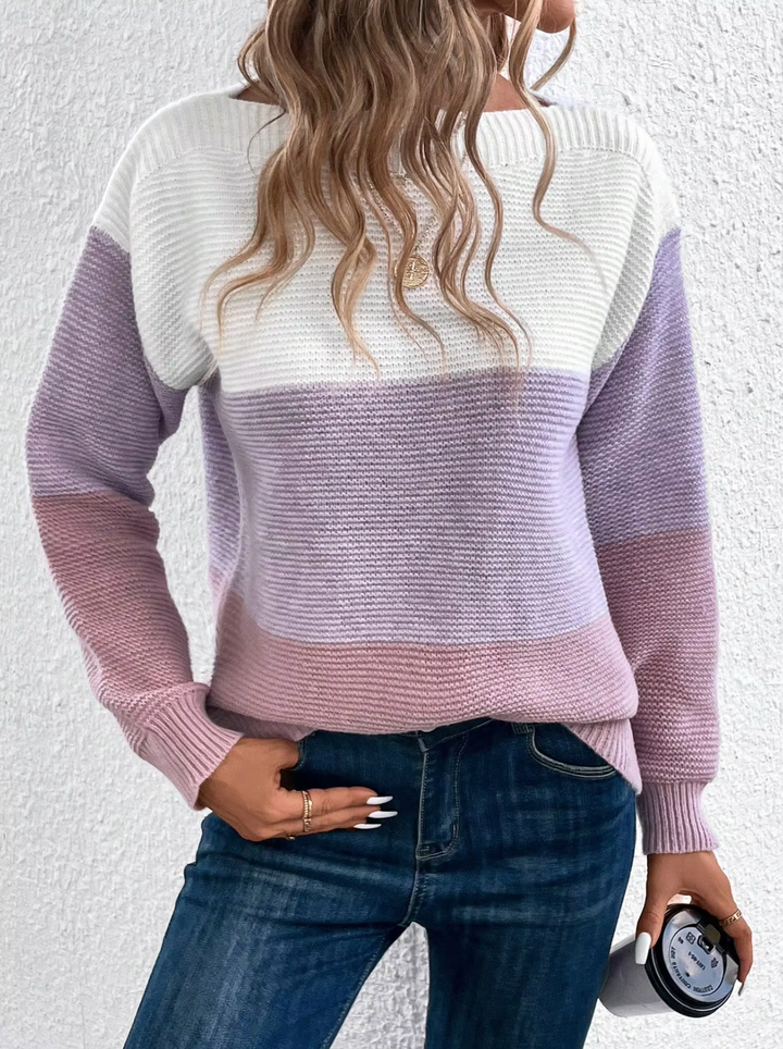 W&W Mode | Tricolor Strickpullover