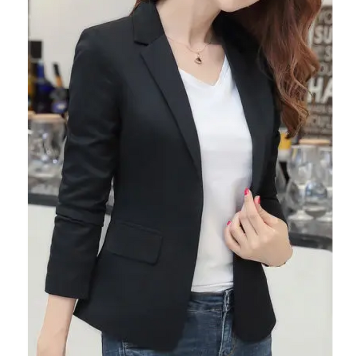 W&W Mode | Eleganter Damenblazer mit Langen Ärmeln Ideal für Die Arbeit
