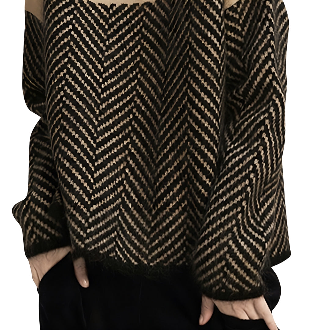 W&W Mode | Eleganter Wollrollkragenpullover für Damen - Stilvoller und wärmer Pullover