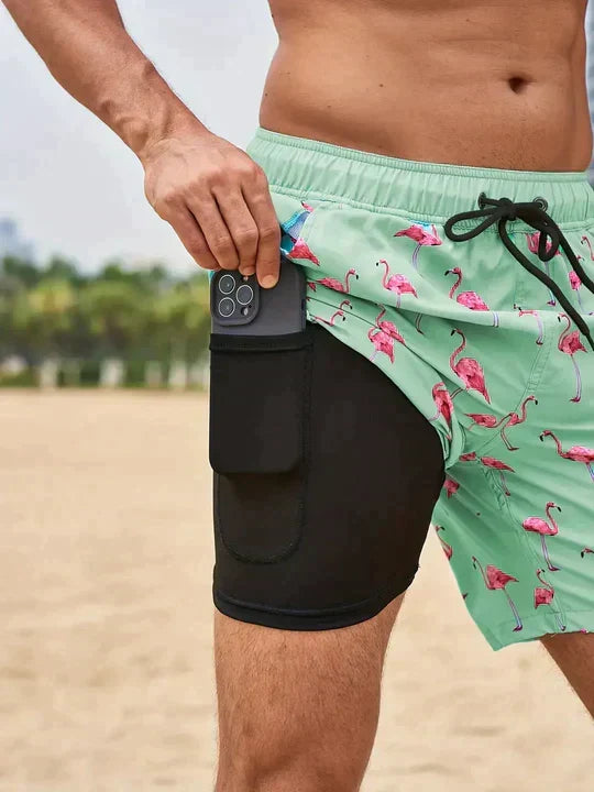 W&W Mode | Sommer Badeshorts Schnell Trocknend, Leicht & Atmungsaktiv Strandbekleidung