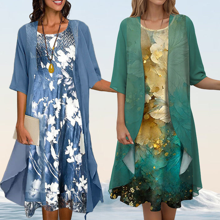 W&W Mode | Chic & Bequem Blusen Und Kleid Ensemble