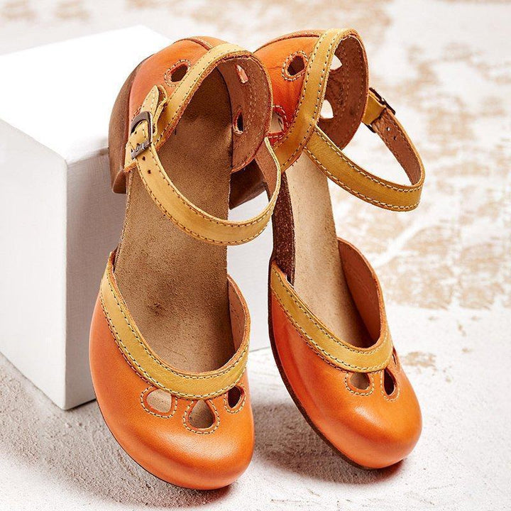 W&W Mode | Sandalen Mit Niedrigen Absätzen