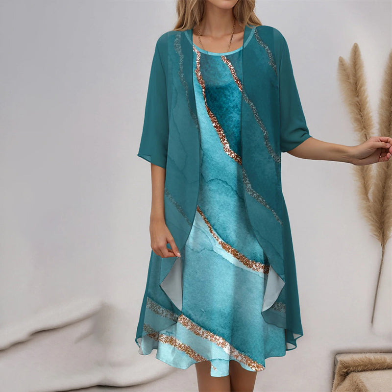 W&W Mode | Chic & Bequem Blusen Und Kleid Ensemble