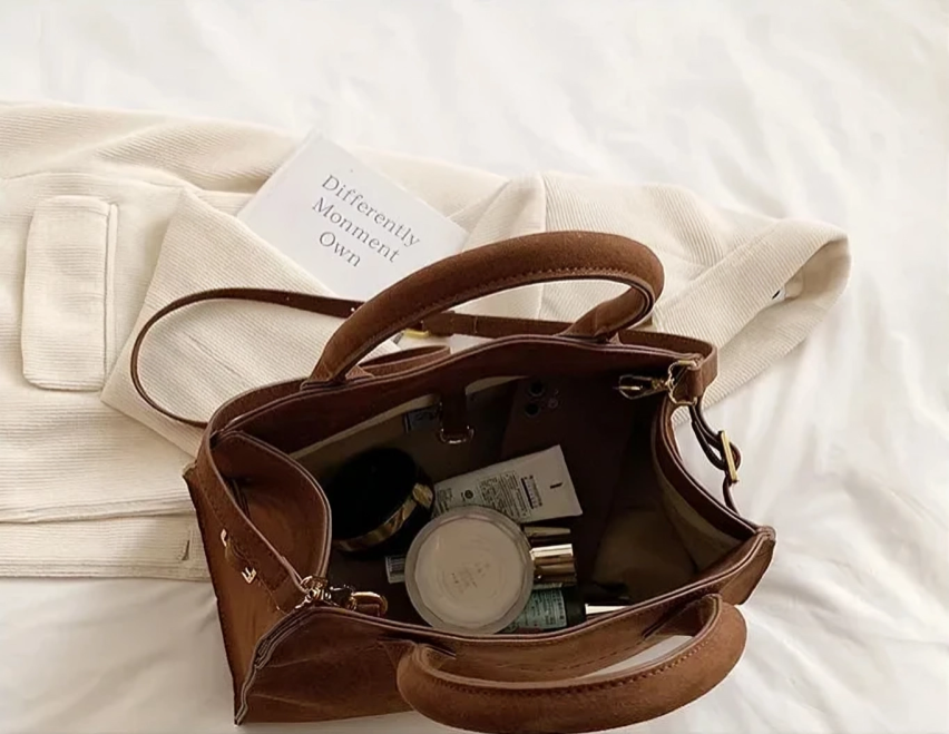 W&W Mode | Velourleder Tote Tasche