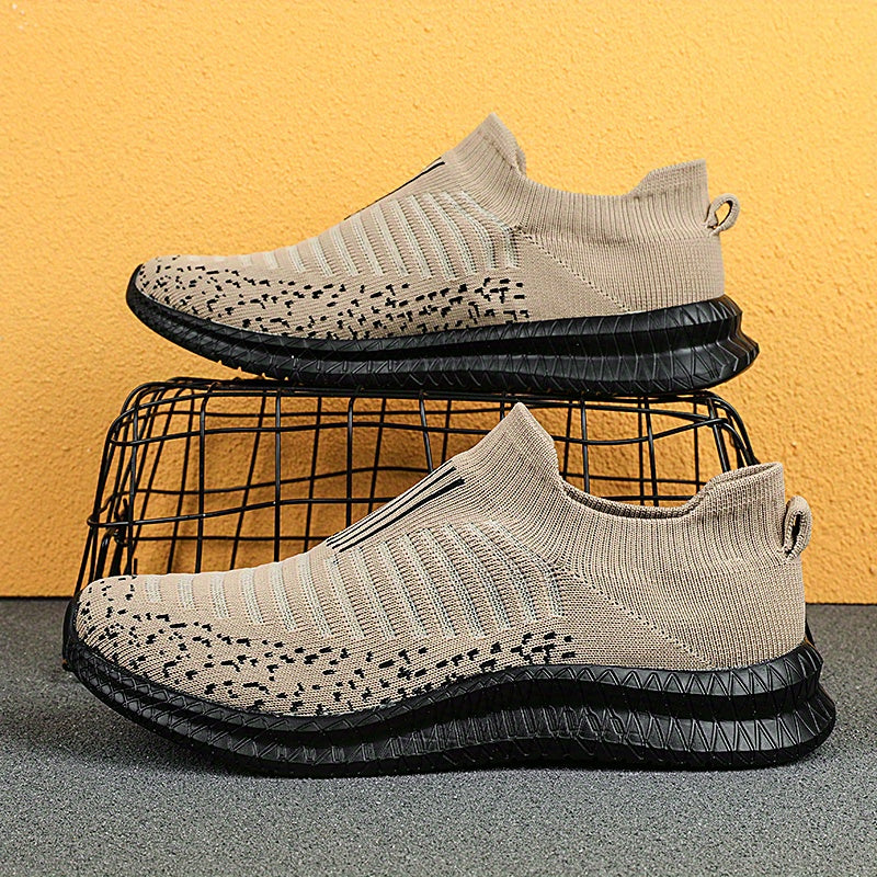 W&W Mode | Atmungsaktive Slip-On-Sneaker mit Strick-Obermaterial
