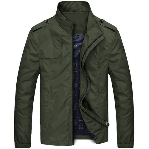 W&W Mode | Schicke Zip up Jacke Mit Stehkragen Für Männer