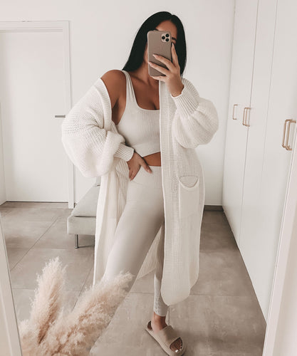 W&W Mode lang Cremeweiß