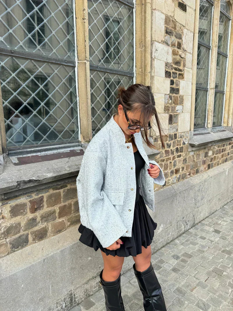 W&W Mode | Pailetten-Bomberjacke