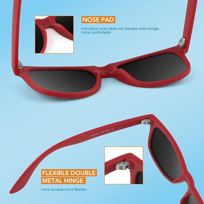 W&W Mode | 80Er Retro Polarisierte Sonnenbrille