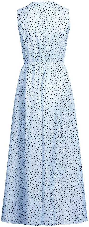 W&W Mode | Bohemian-Patchwork-Kleid Mit V-Ausschnitt Und A-Linie In Punkten