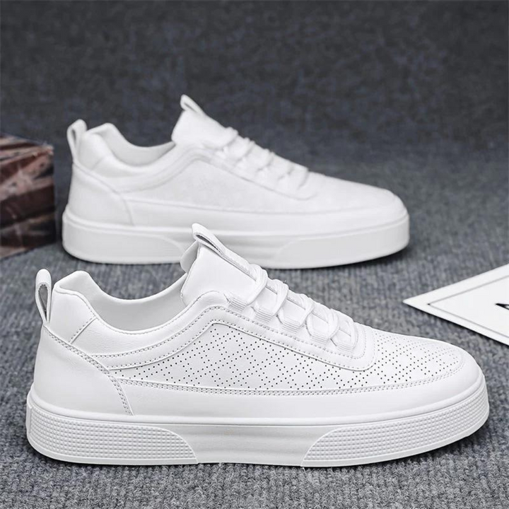 W&W Mode | Bequeme Lässig Weiße Herrenschuhe
