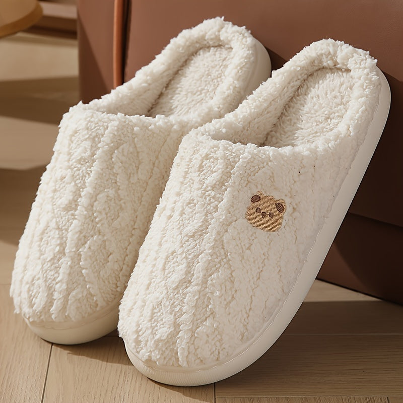 W&W Mode | Kuschelige Plüschgefütterte Winterpantoffeln – Warm Und Bequem Für Den Winter