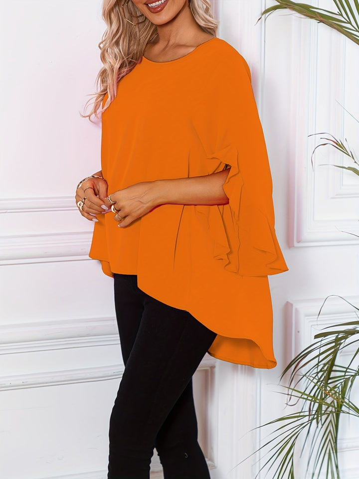 W&W Mode | Bluse Mit Rundhalsausschnitt Für Den Frühling