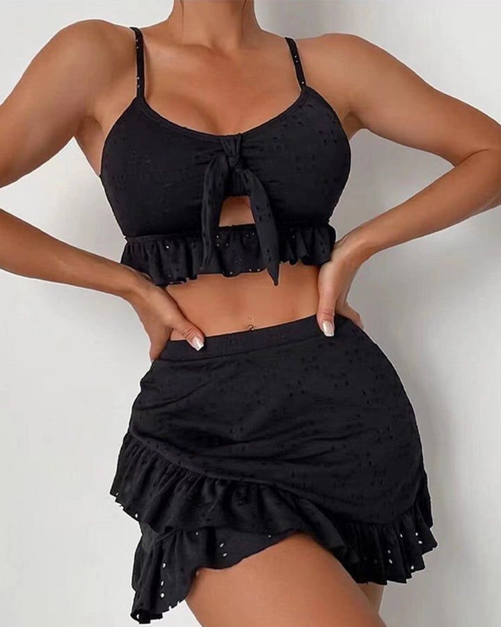 W&W Mode Bikini-Set mit Rock