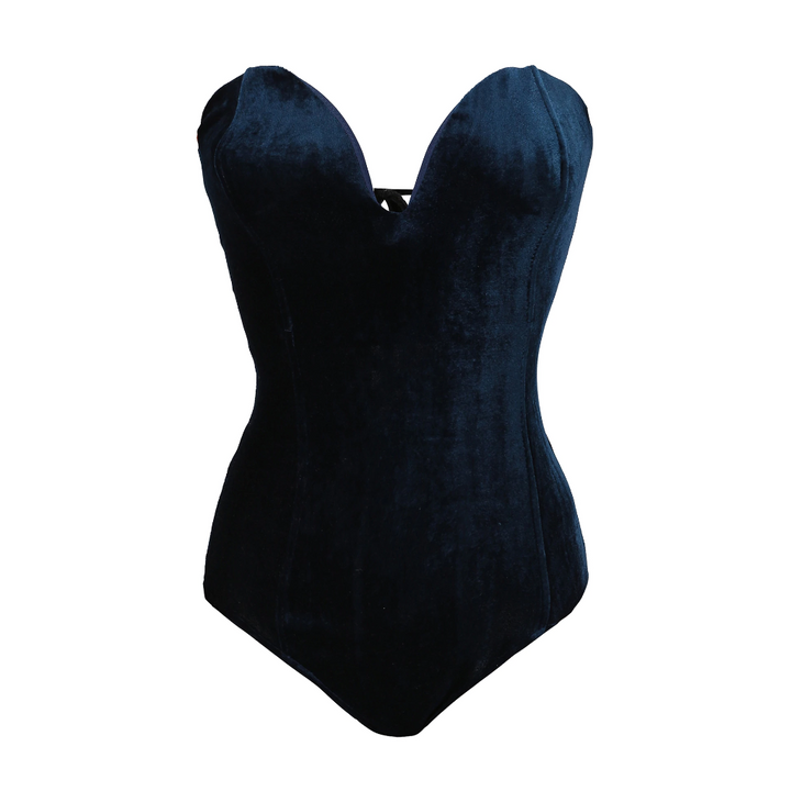 Damen Bodysuit, ärmellos und einfarbig aus Polyester