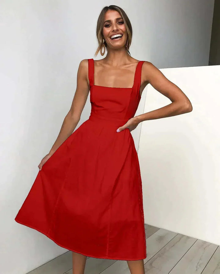 W&W Mode | Party Einfarbiges Kleid