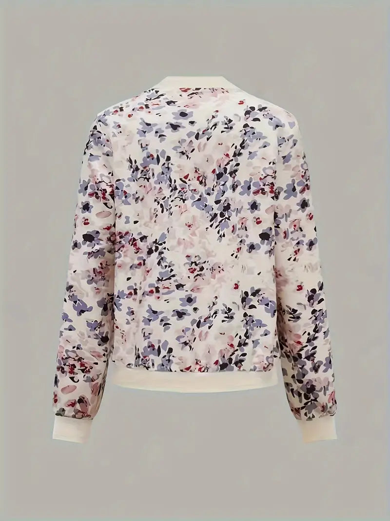 W&W Mode | Bomberjacke Mit Blumenmuster