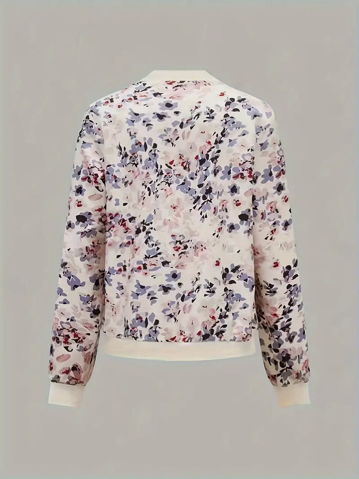 W&W Mode | Bomberjacke Mit Blumenmuster