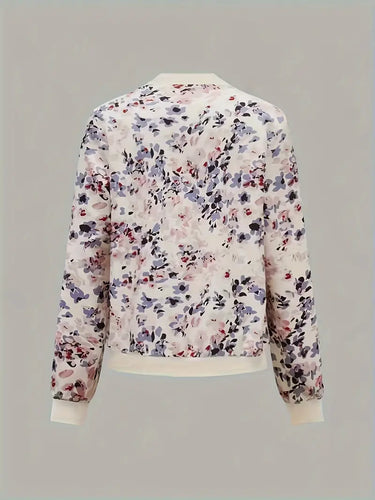W&W Mode | Bomberjacke Mit Blumenmuster
