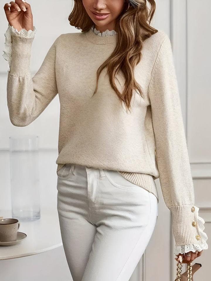 W&W Mode | Bequemer & Eleganter Pullover mit Knopfverschluss
