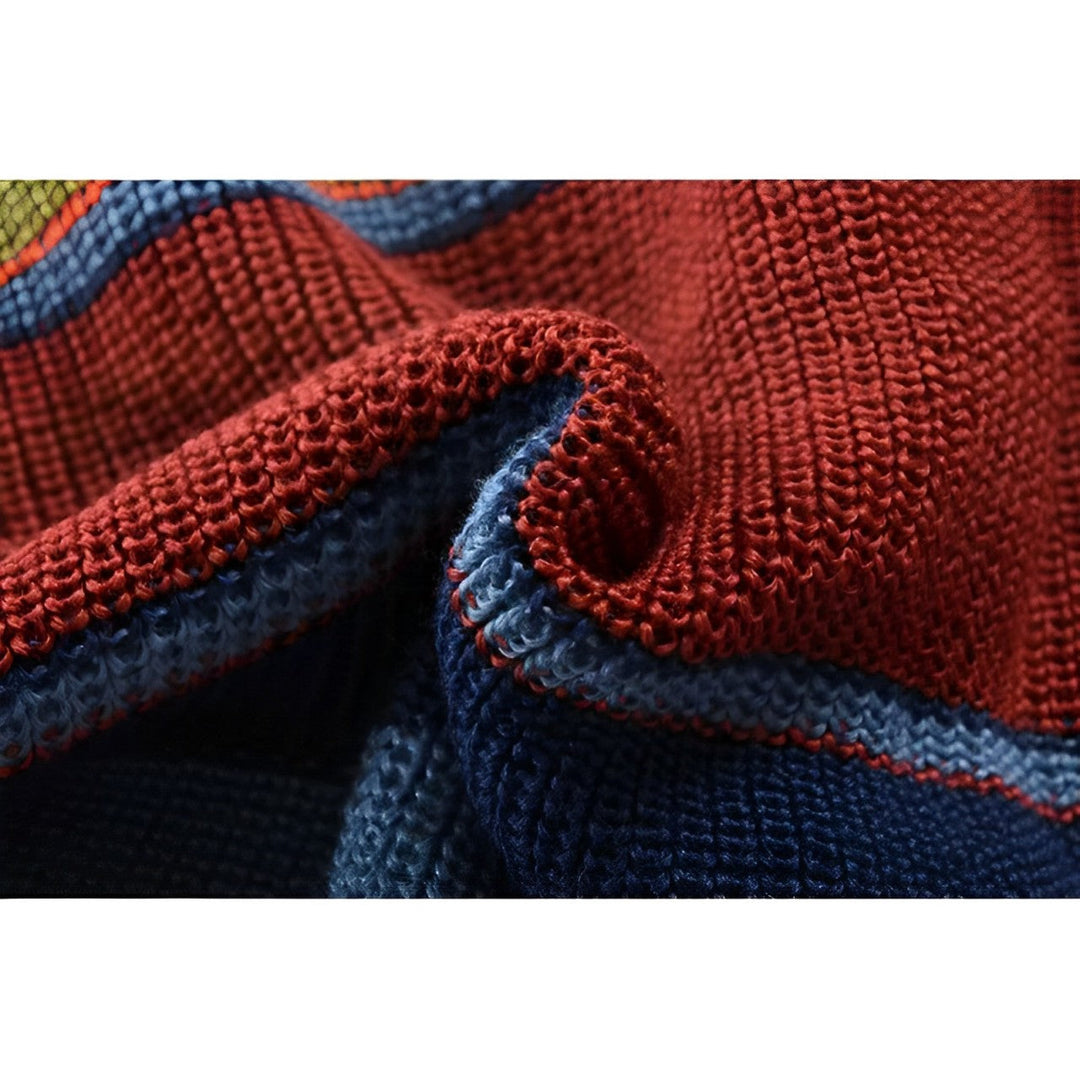 W&W Mode | Rollkragenpullover im Farbblockdesign