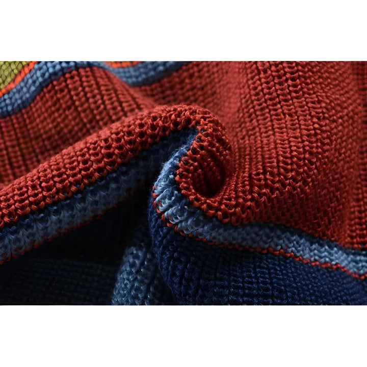 W&W Mode | Rollkragenpullover im Farbblockdesign