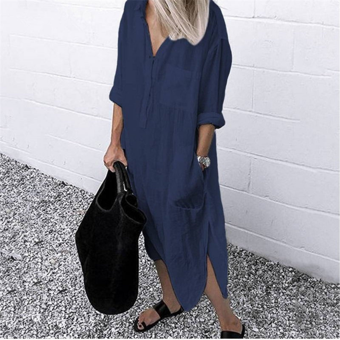 W&W Mode | stilvolles und bequemes langes Sommerkleid