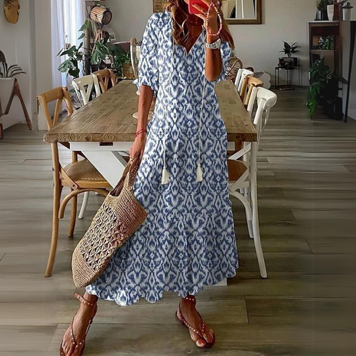 W&W Mode | Maxi Kleid Mit Blumenmuster