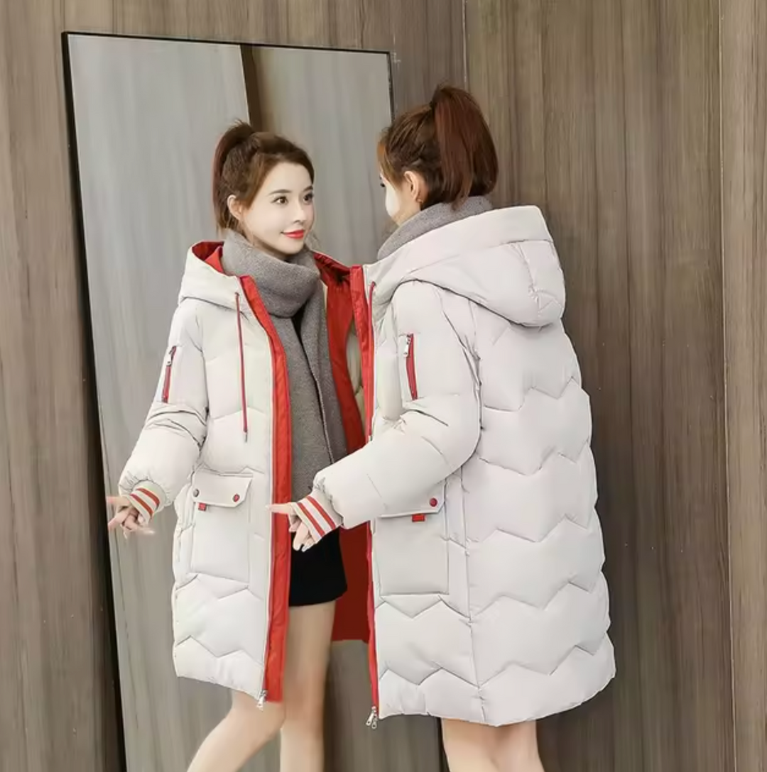 W&W Mode | Lange Parka Baumwolljacke